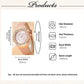 Watches Set Luxury Rhinestone Women Fashion Elegant Wristwatch Quartz Watch For Girl Ladies Clock Relogio Feminino