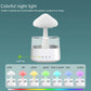 Mushroom Air Humidifier Home Bedroom Aromatherapy Lamp Calming Water Drops Sounds Diffuser Humidifier Rain Cloud Night Light