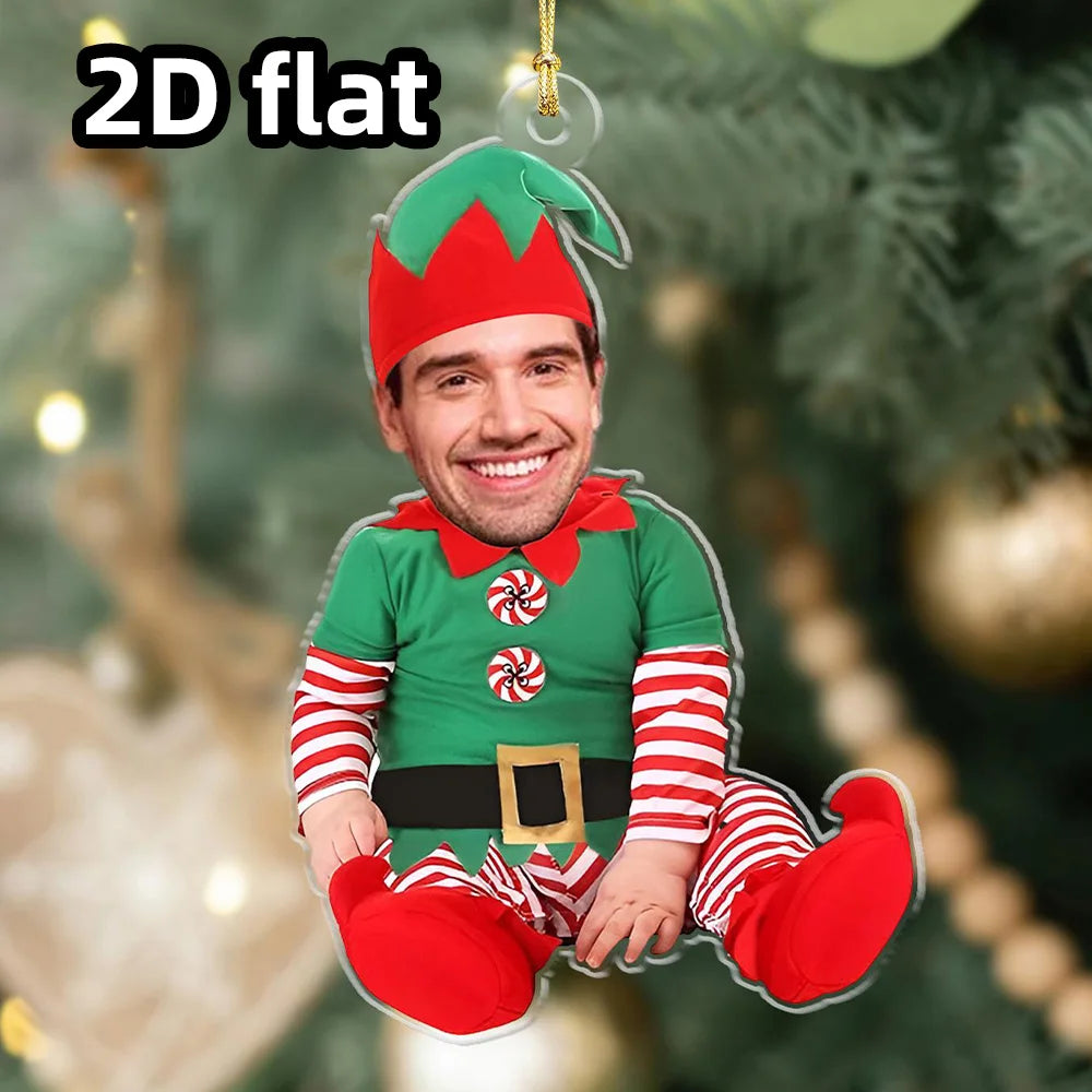 Custom Acrylic Christmas Ornament ( Personalized )