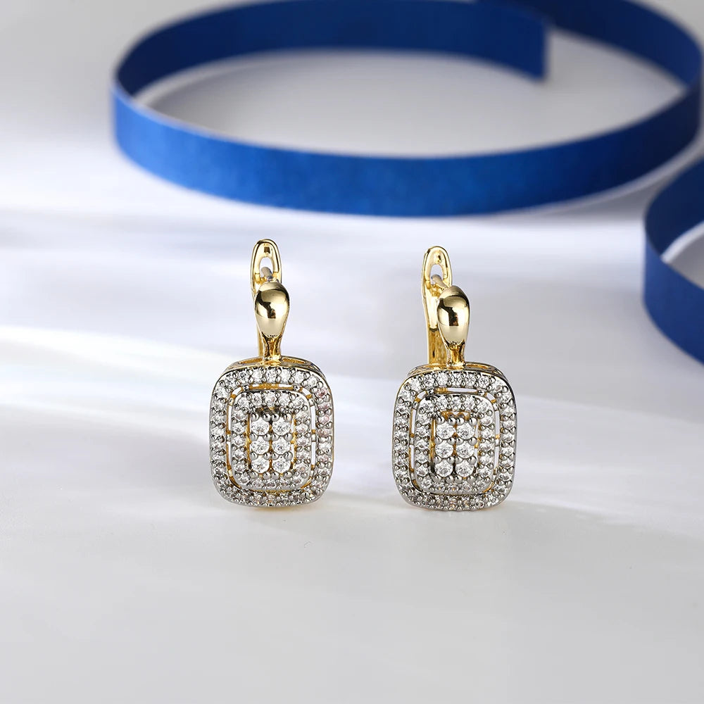 Classic Inlaid Stones Earrings & Ring