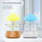 300ml Desktop Humidifier USB Plug-in Cloud Rain Colorful Mushroom Night Light Multifunctional Atomization Aroma Diffuser