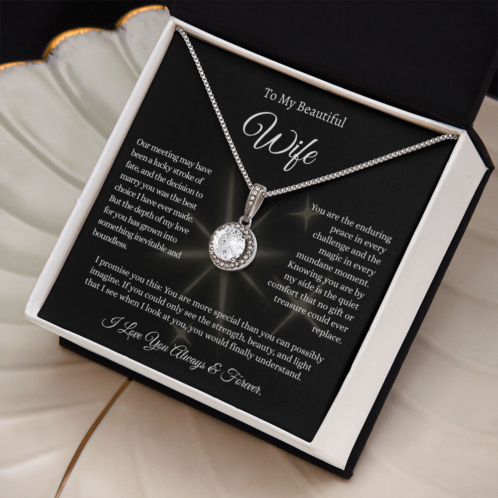 The Bestselling Wife Gift: Boundless Love Crystal Pendant