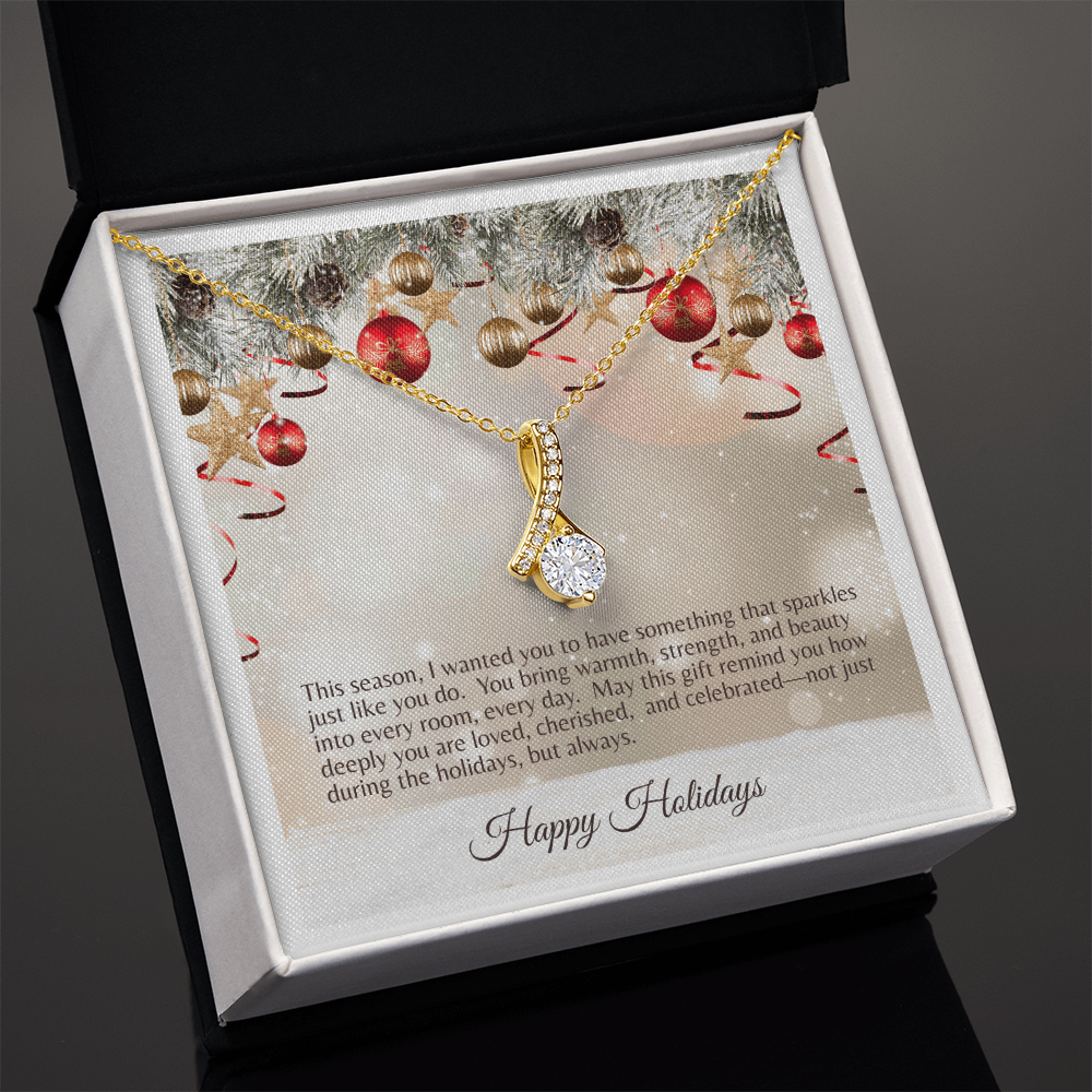 🎄 Holiday Sparkle – Sentimental Gift Card Message