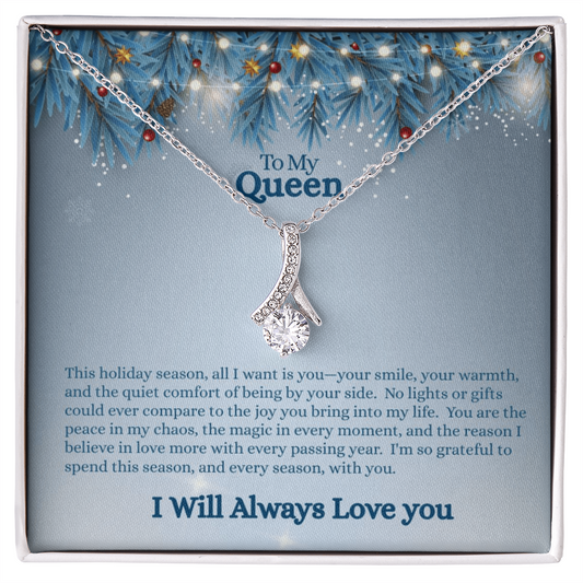 To My Queen — All I Want Is You A love that shines brighter than any gift.