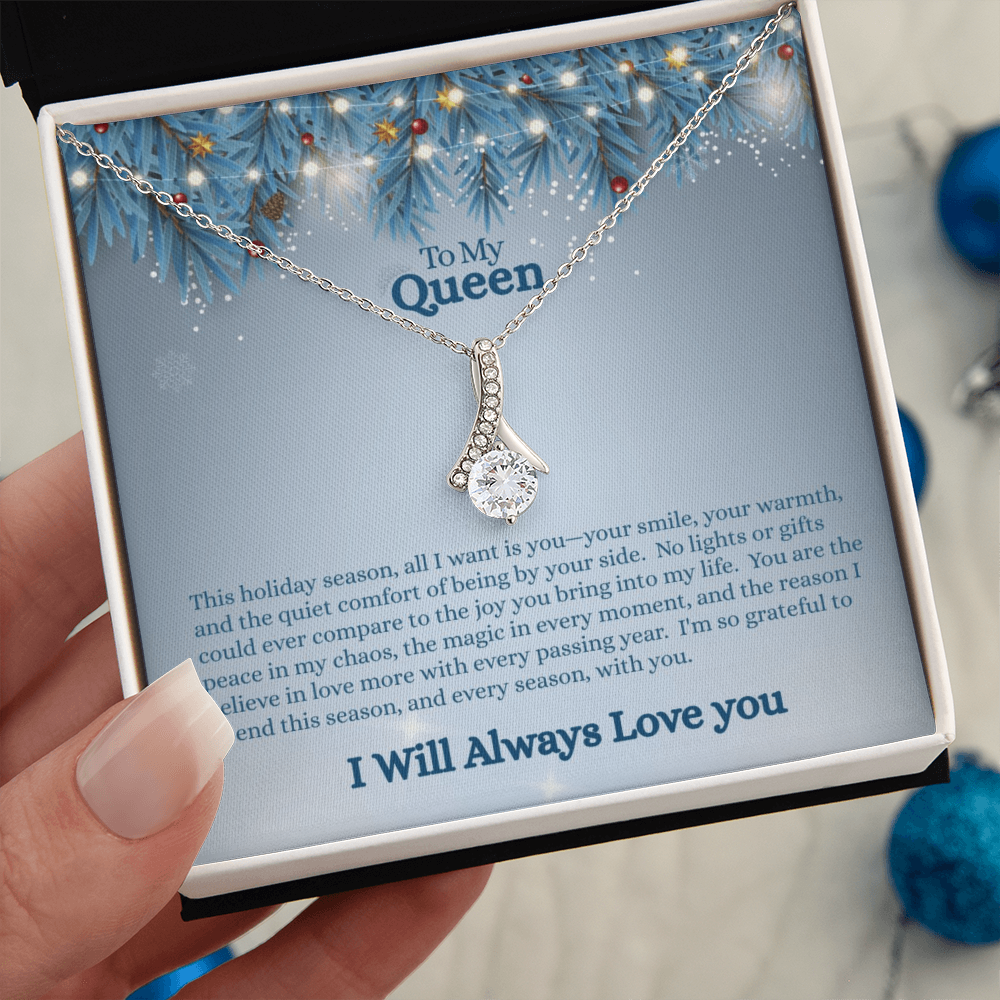 To My Queen — All I Want Is You A love that shines brighter than any gift.