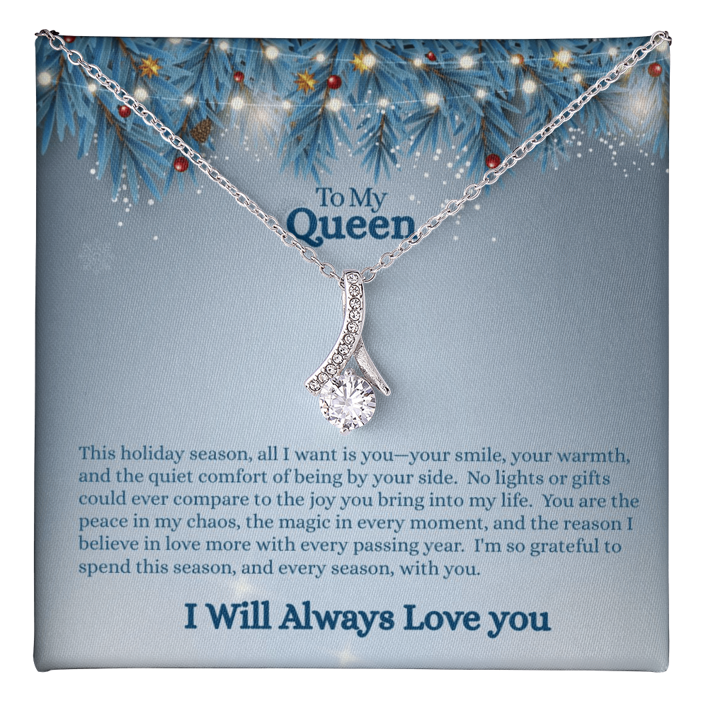 To My Queen — All I Want Is You A love that shines brighter than any gift.