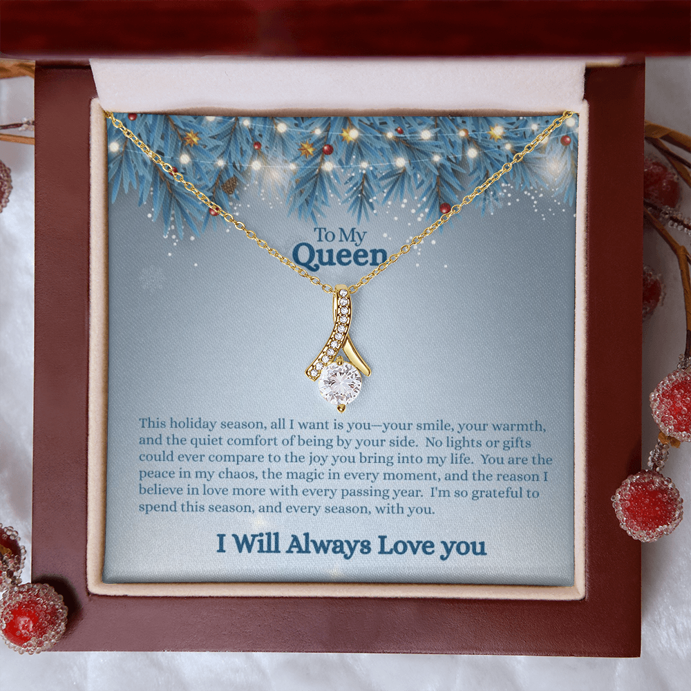 To My Queen — All I Want Is You A love that shines brighter than any gift.